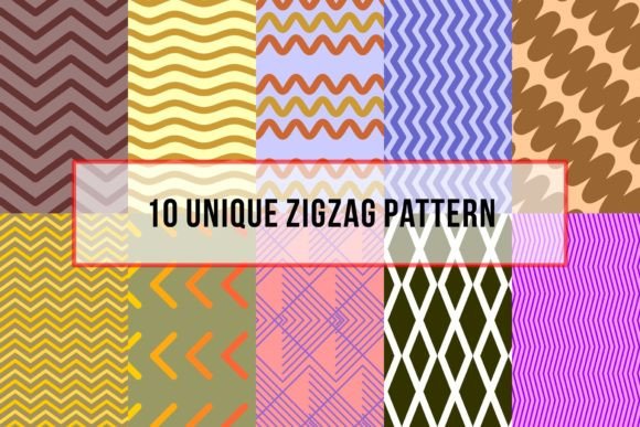 10 Unique Zig Zag Patterns