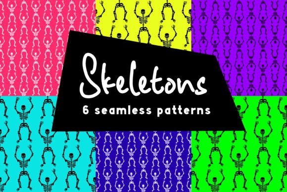 Creepy Skeletons Seamless Patterns: Design Freedom Without the Frustration