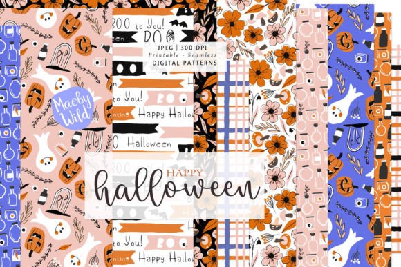 Happy Halloween Journal Patterns