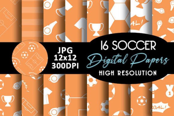 Orange Soccer Digital Papers Patterns: A Practical Guide for Creative Projects