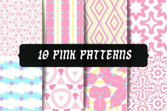 Pink Patterns Digital Papers: Versatile, High-Quality Design Resources for Creative Projects