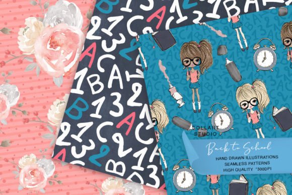School Patterns, Seamless Patterns: Practical Digital Papers for Designers and Educators
