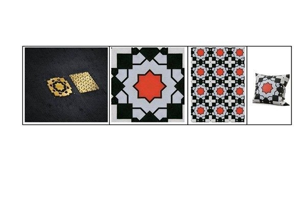 Seamless Mondriaan Composition Patterns