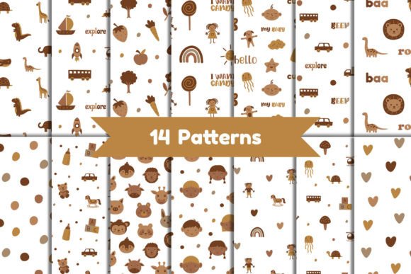 Seamless Patterns – Beloved Heart